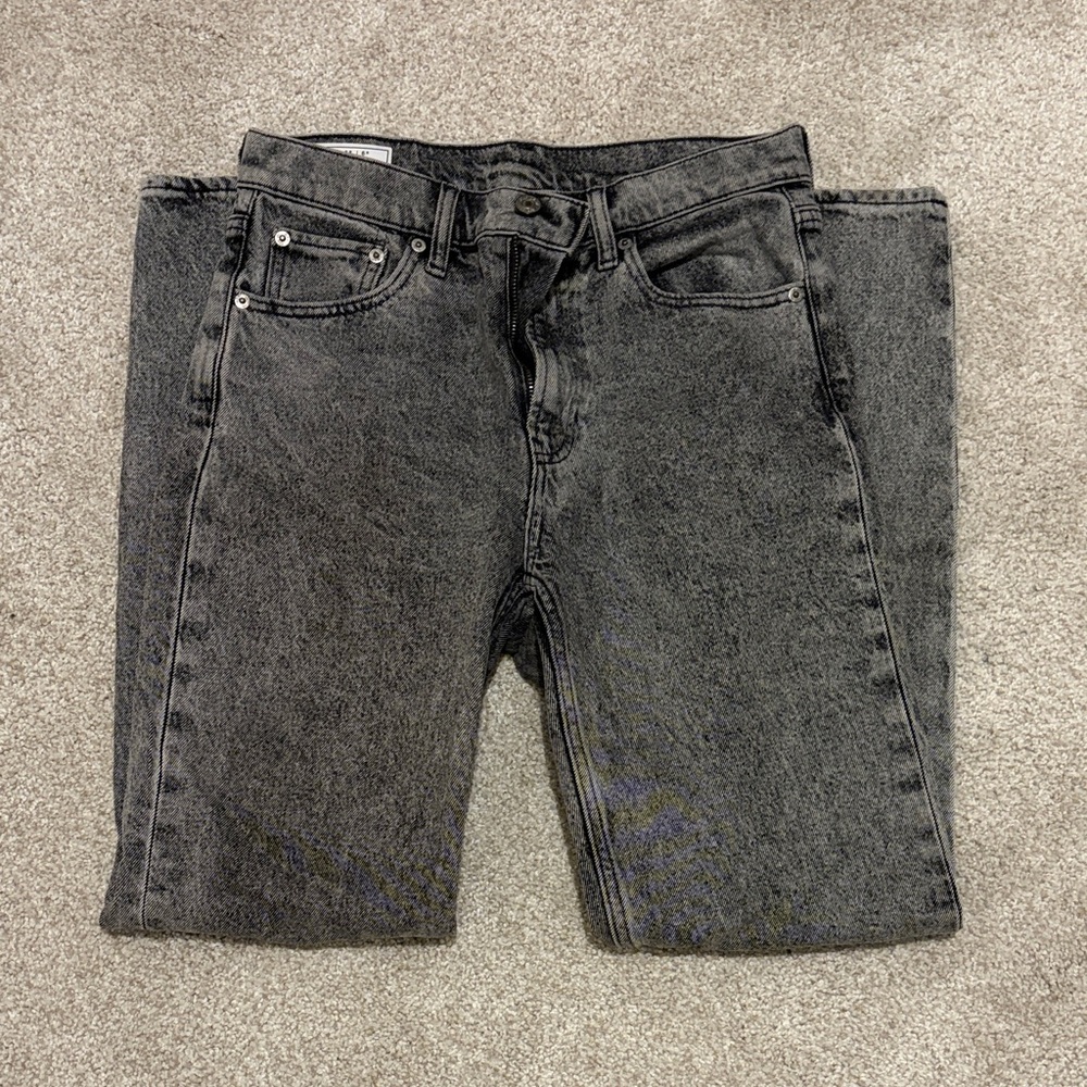 GAP Women's High Rise Gray Acid Wash Jeans